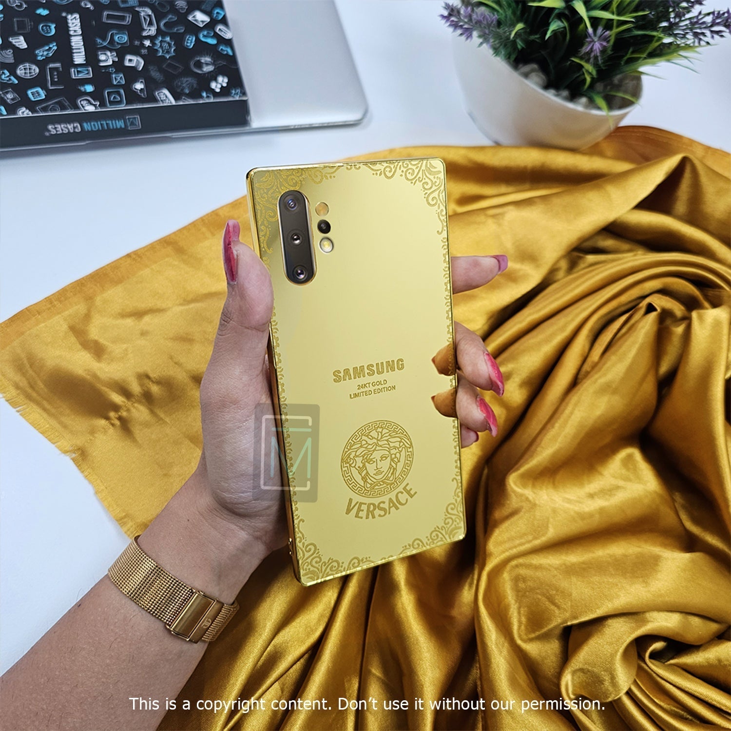 Limited Edition Gold Crafted Versace Case - Samsung