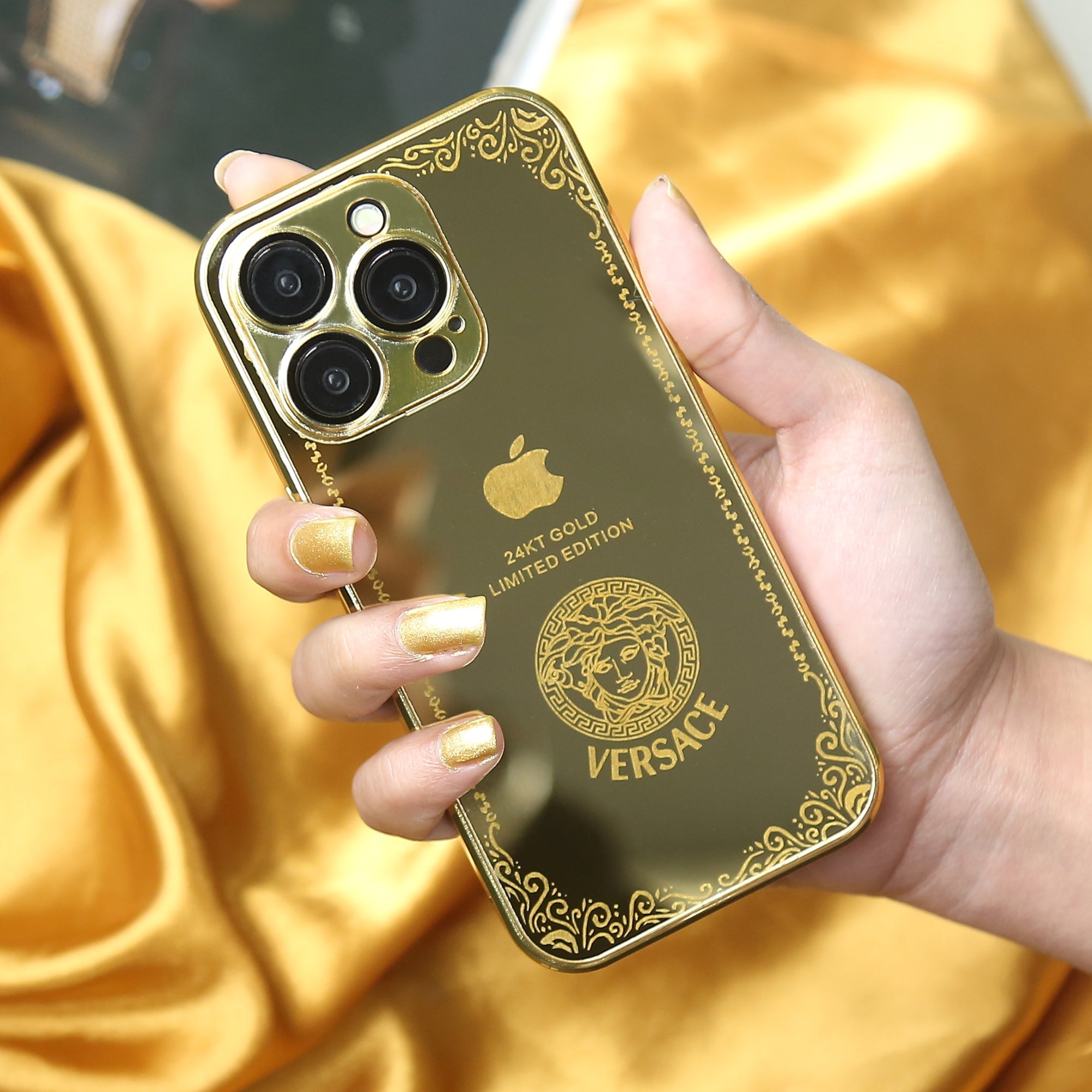 Crafted Gold Luxurious Camera Protective Case - iPhone