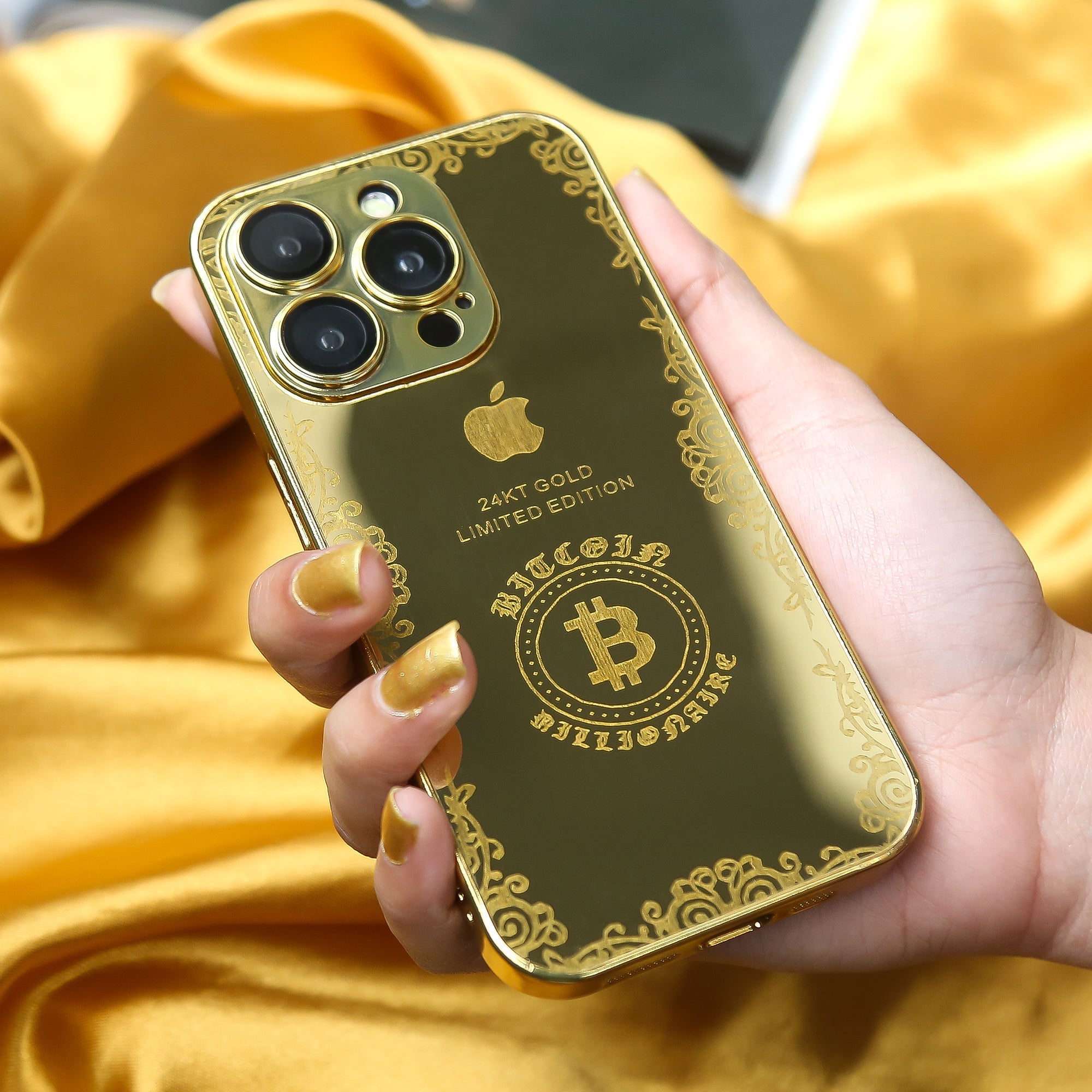 Crafted Gold Luxurious Camera Protective Case - iPhone