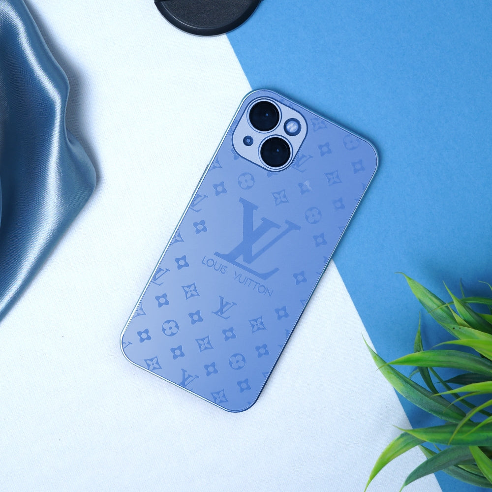 LV Pattern Glass Case - iPhone