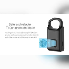 Load image into Gallery viewer, Smart Keyless Anti-theft Digital Fingerprint Padlock
