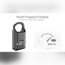 Load image into Gallery viewer, Smart Keyless Anti-theft Digital Fingerprint Padlock
