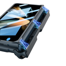 Load image into Gallery viewer, Galaxy Z Fold4 Armor Kickstand Case With Pen Holder
