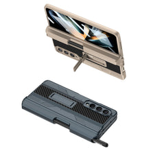 Load image into Gallery viewer, Galaxy Z Fold4 Armor Kickstand Case With Pen Holder
