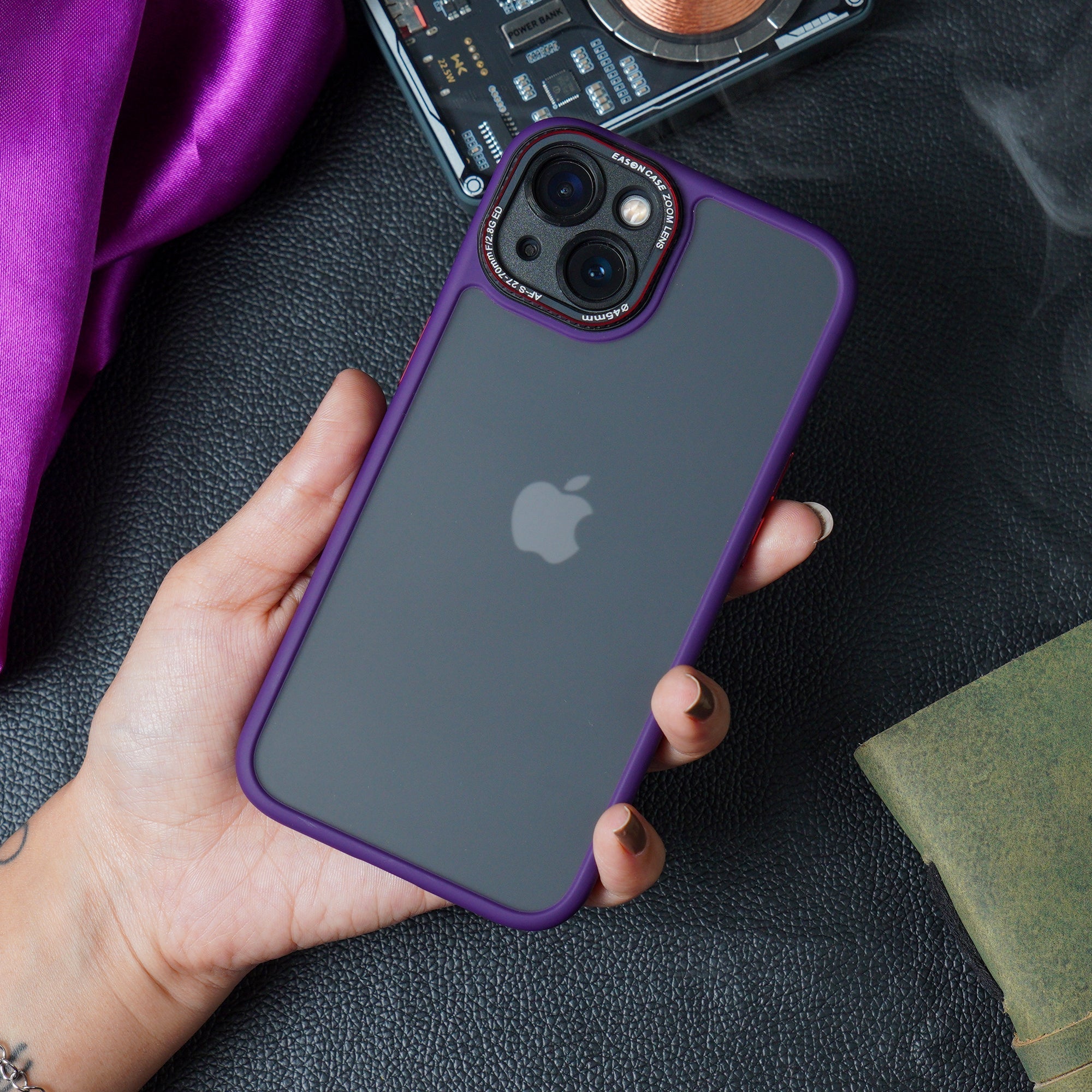 iPhone 14 Pro Max Luxury Matte Shockproof Armor Case