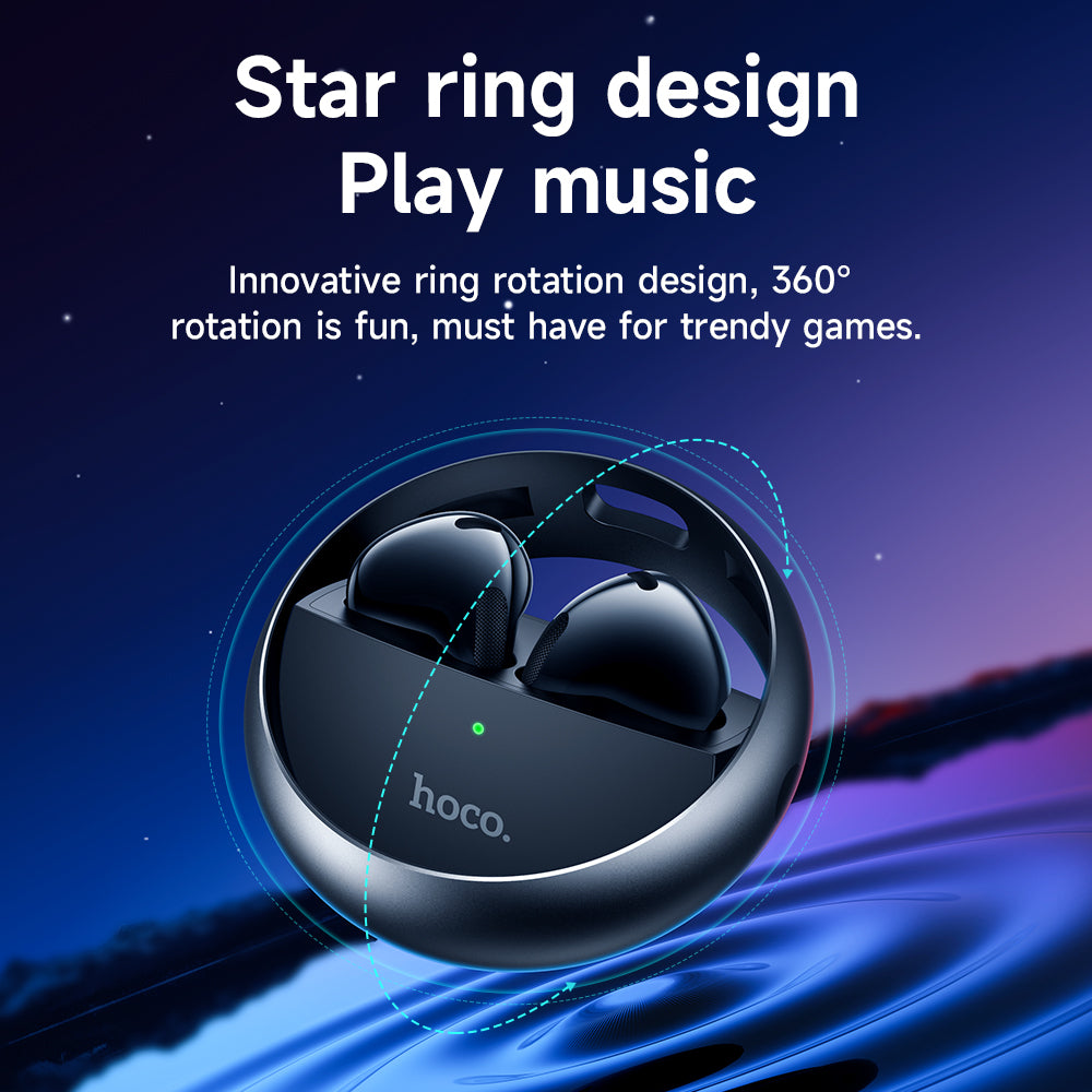 Wireless Ring Rotation Earphones