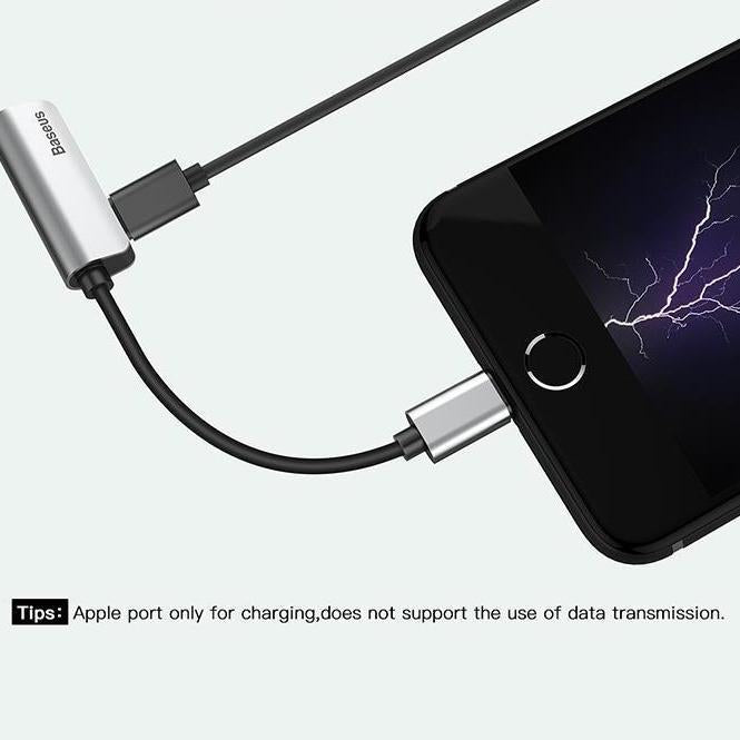 Baseus iPhone Cable Splitter For Music & Charging