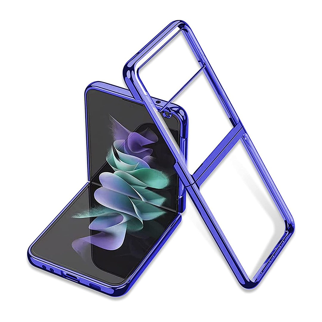 Galaxy Z Flip3 Transparent Glitter Case