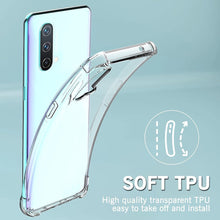Load image into Gallery viewer, OnePlus Nord CE Anti-Knock TPU Transparent Case
