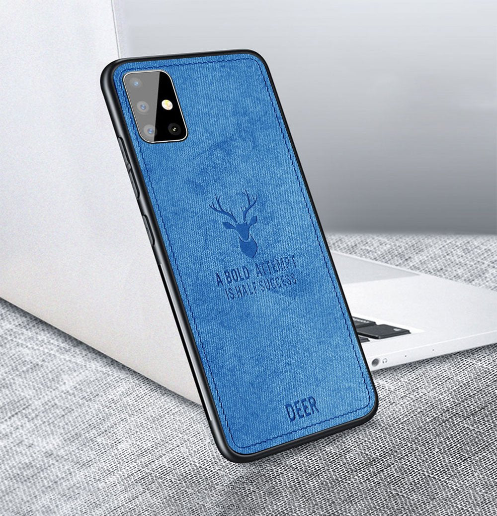 Galaxy A71 Deer Pattern Inspirational Soft Case