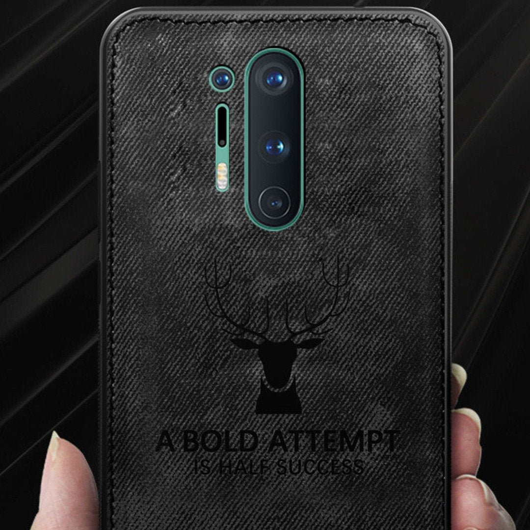 OnePlus 8 Pro (3 in 1 Combo) Deer Case + Tempered Glass + Earphones