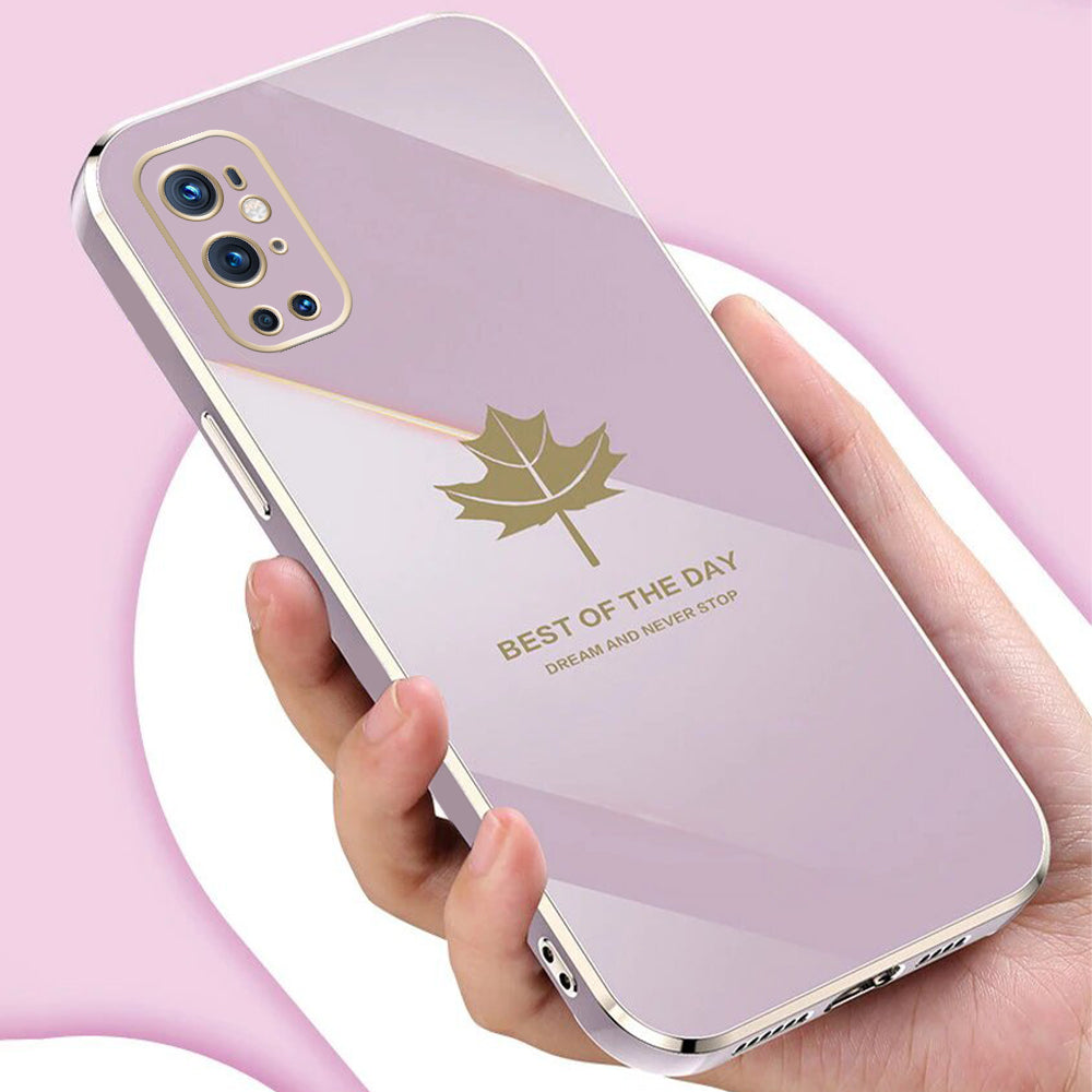 OnePlus 9 Pro Electroplating Mapple Leaf Soft Case