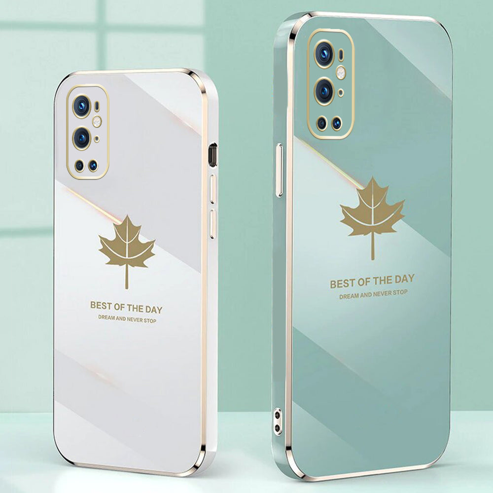 OnePlus 9 Pro Electroplating Mapple Leaf Soft Case