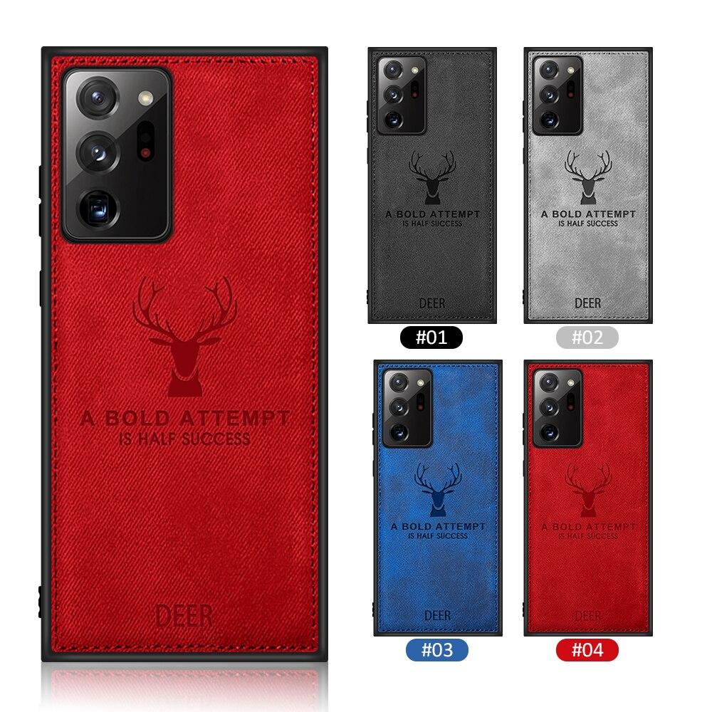 Galaxy Note 20 Ultra Deer Pattern Inspirational Soft Case