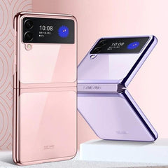 Galaxy Z Flip3 Transparent Glitter Case