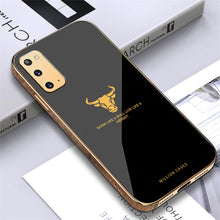 Load image into Gallery viewer, Galaxy S20 Electroplating Bull Pattern Glass Case
