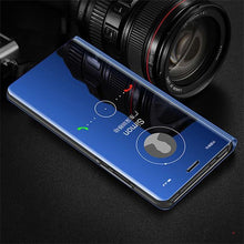 Load image into Gallery viewer, Galaxy J6 Plus Mirror Clear View Flip Case [Non Sensor working]
