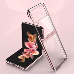 Galaxy Z Flip3 Transparent Glitter Case