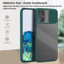 Load image into Gallery viewer, Galaxy M31s Camera Lens Slide Protection Matte Case
