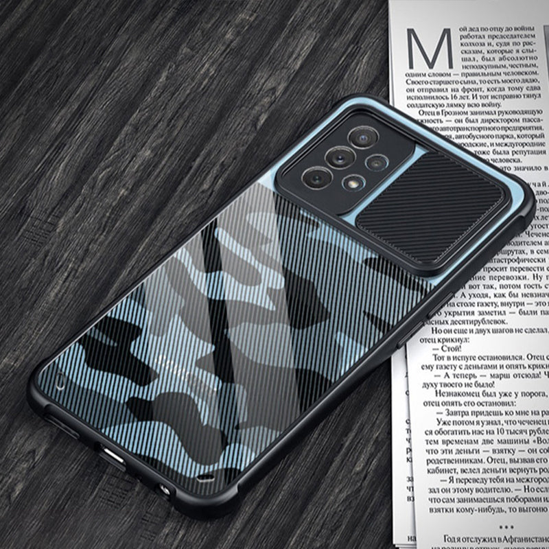 Galaxy A72 Camouflage Camera Protective Case