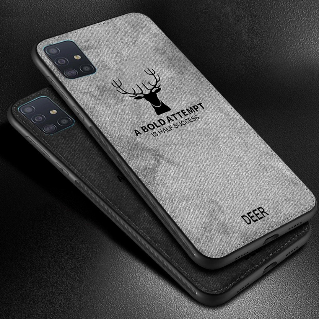 Galaxy A71 Deer Pattern Inspirational Soft Case