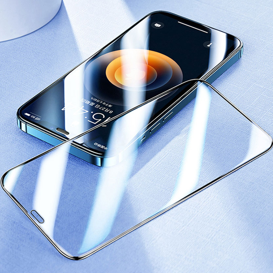 iPhone - Oleophobic Tempered Glass With Camera Lens Ring