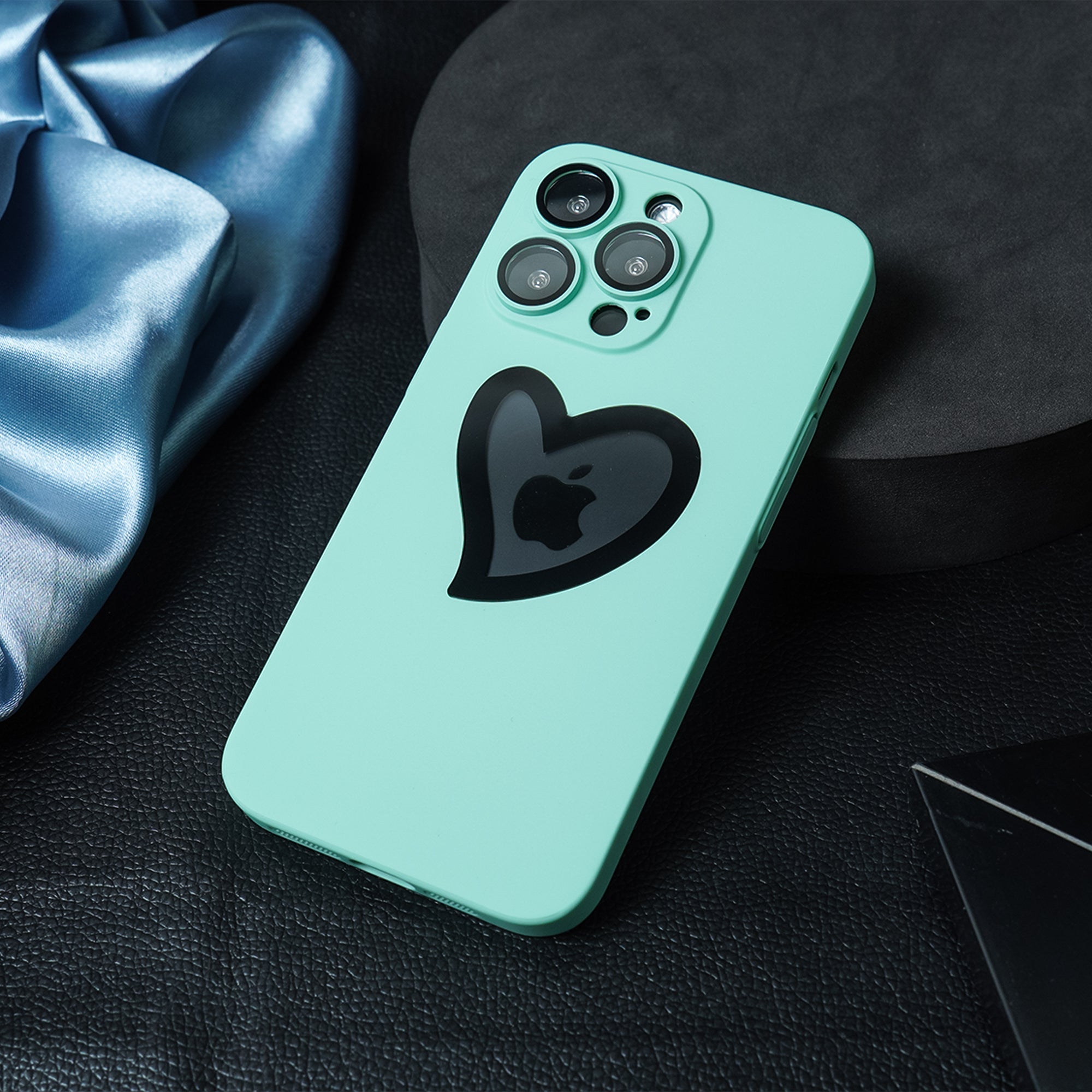 iPhone 14 Pro Max Heart Shape Logo Design Case