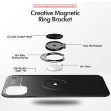 Load image into Gallery viewer, Galaxy S10 Lite Metallic Finger Ring Holder Matte Case
