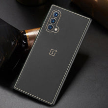 Load image into Gallery viewer, OnePlus Nord CE Leather Textured Gold Plated Case
