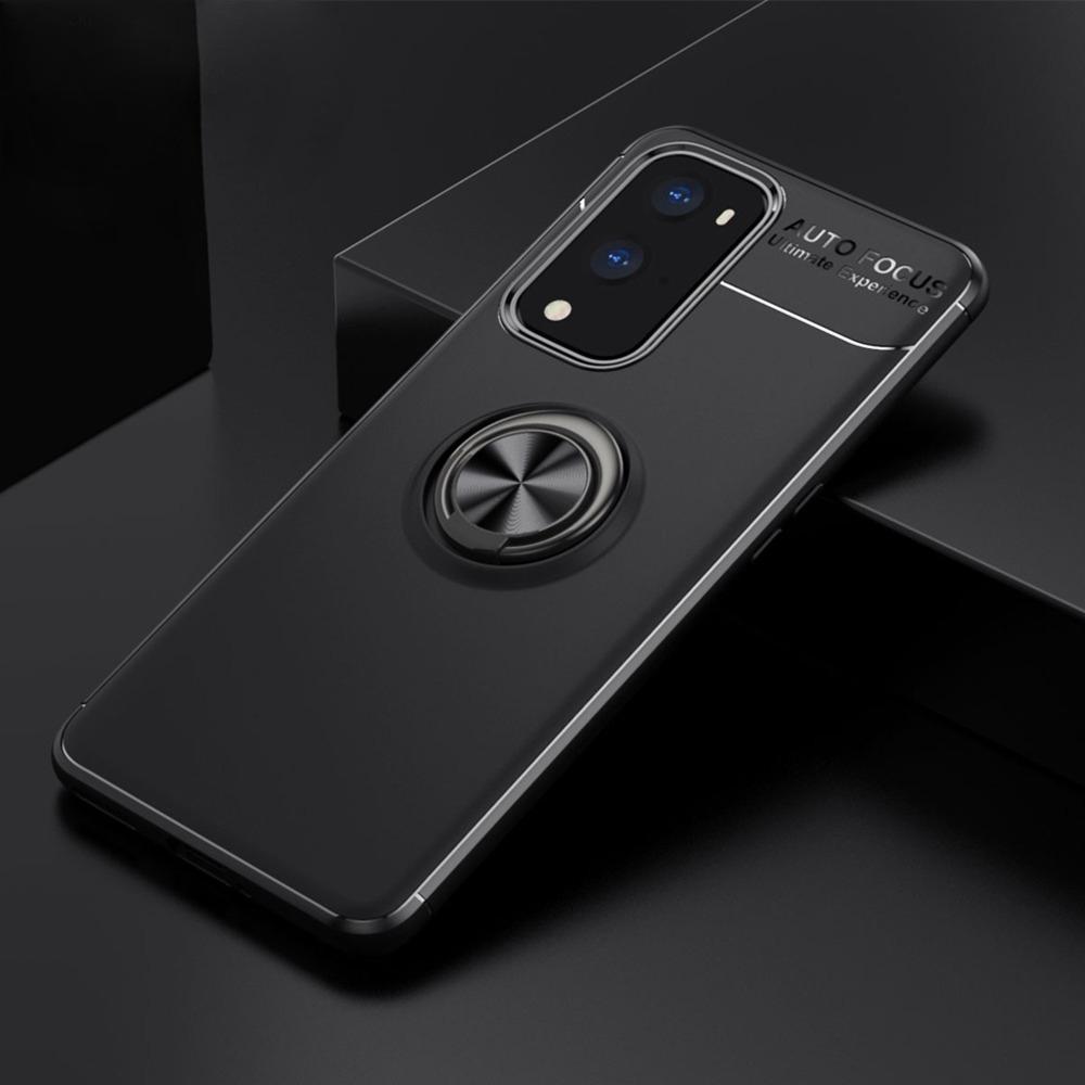 OnePlus 9 Pro Metallic Finger Ring Holder Matte Case