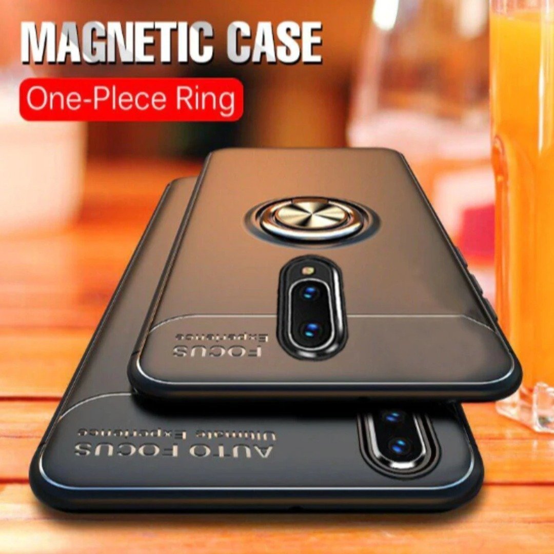 OnePlus Series Metallic Finger Ring Holder Matte Case