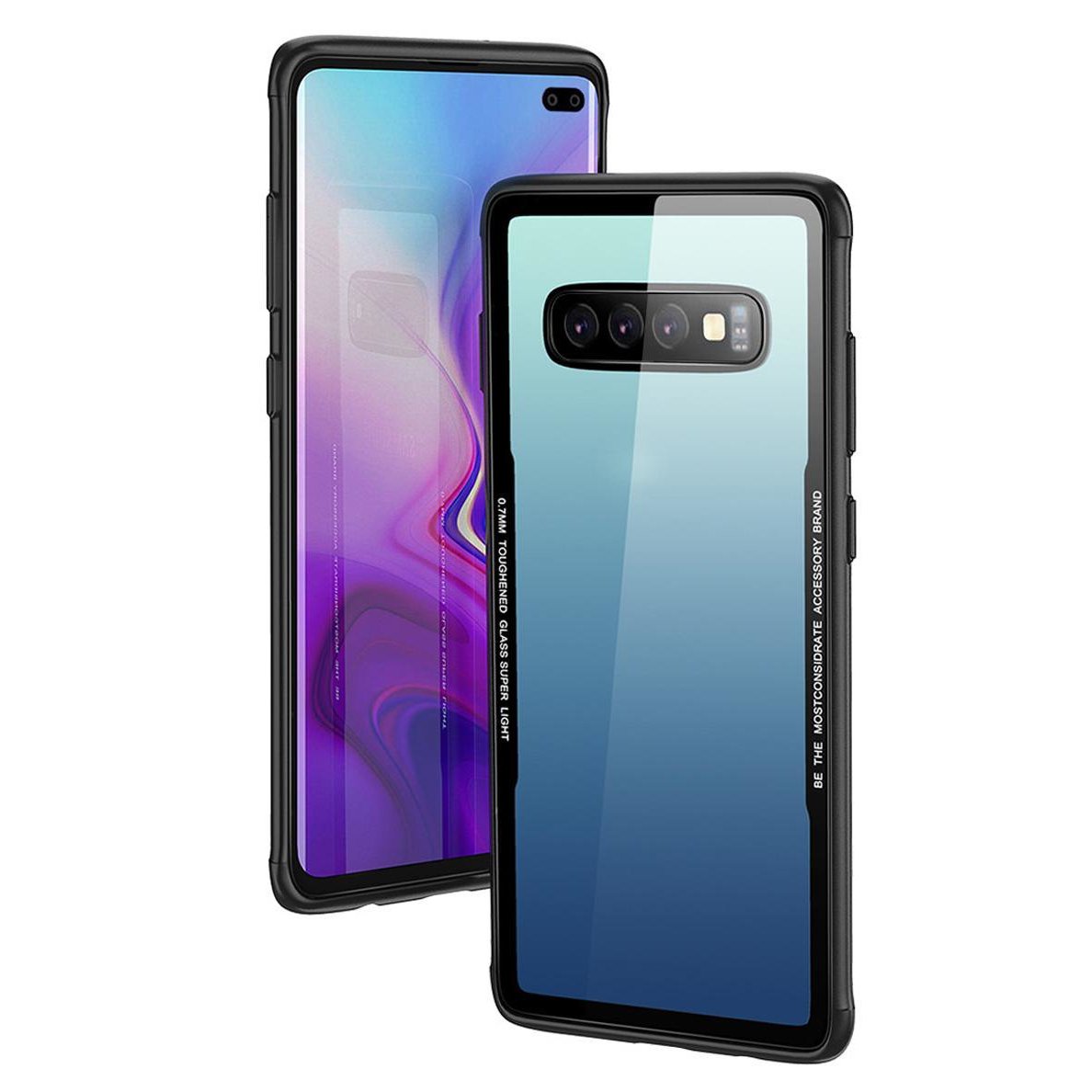 Galaxy S10 Plus Glassium Protective Series Case