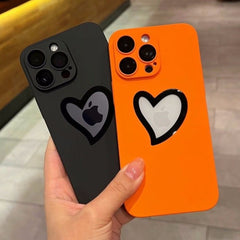 iPhone 14 Pro Max Heart Shape Logo Design Case