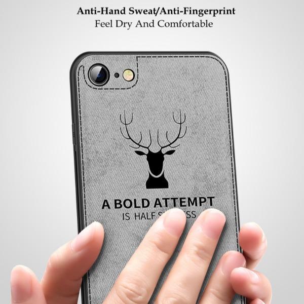 iPhone SE (2020) Deer Pattern Inspirational Soft Case