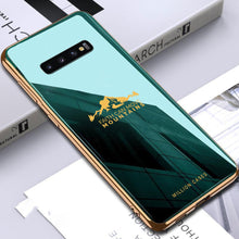 Load image into Gallery viewer, Galaxy S10 Sierra Pattern Electroplating Glass Case
