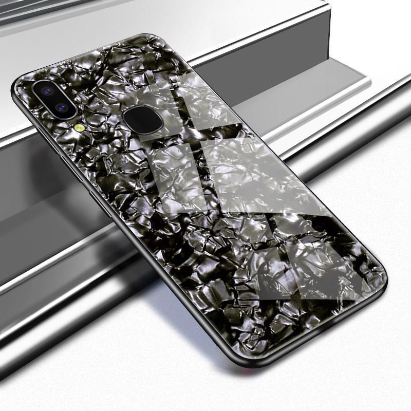 Galaxy M20 Dream Shell Textured Marble Case