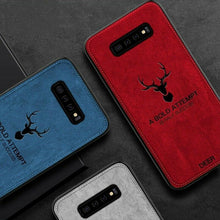 Load image into Gallery viewer, Galaxy S10 Deer Pattern Inspirational Soft Case
