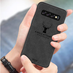 Galaxy S10 Deer Pattern Inspirational Soft Case