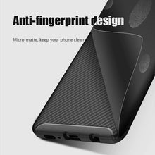 Load image into Gallery viewer, Galaxy S10 Plus Frosted Carbon Fiber Shockproof Soft Case
