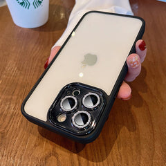 iPhone 13 Series - Diamond Camera Lens Clear Bumper Case