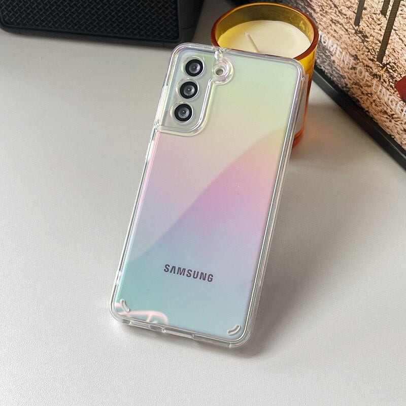 Galaxy S22 Gradient Aurora Clear Case