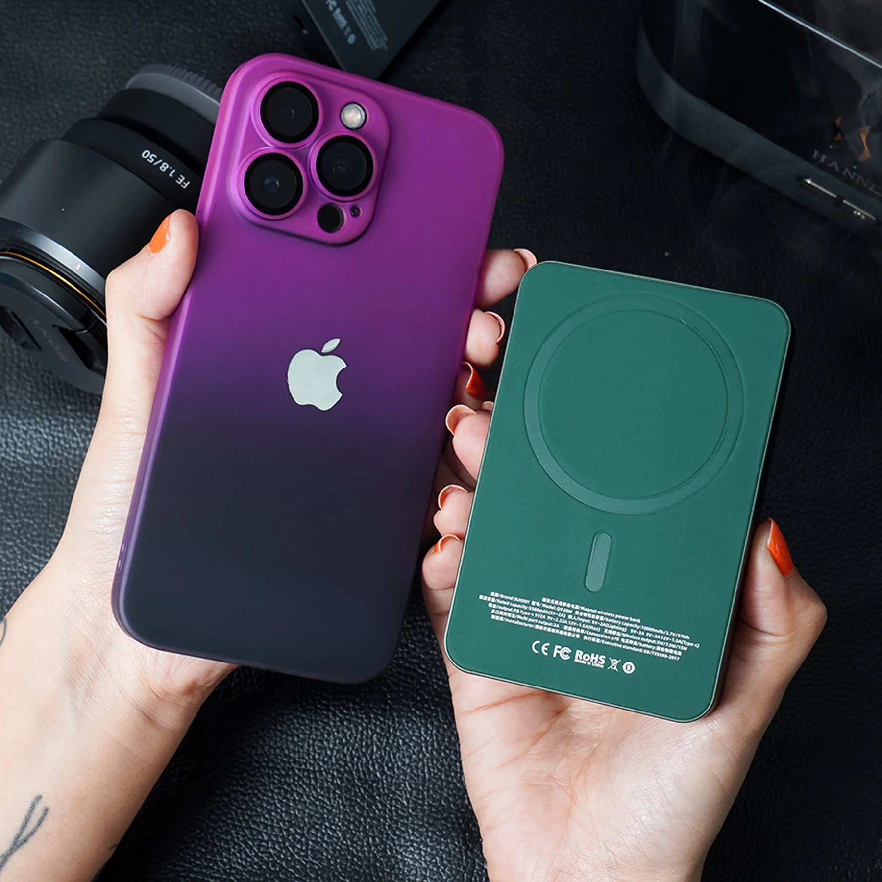 Vibrant Matte Protective Logo case - iPhone