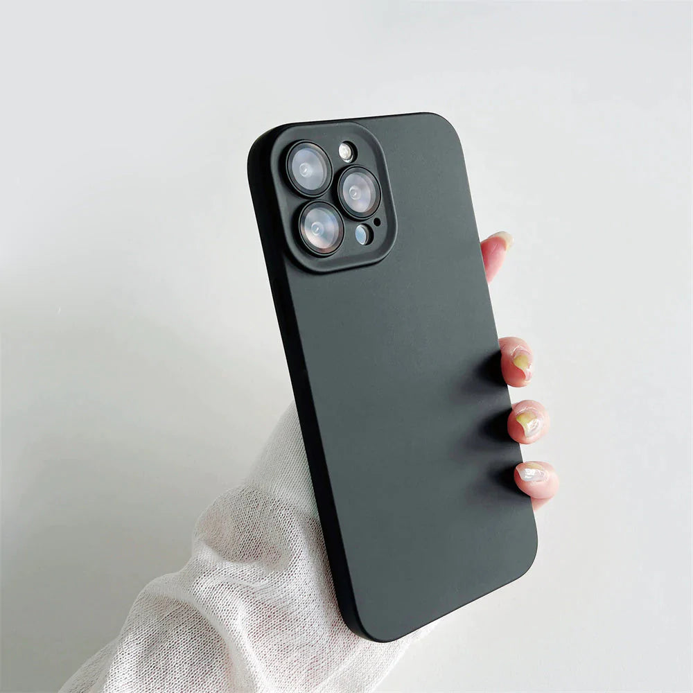 iPhone 14 Series Ultra-Thin Matte Paper Back Case