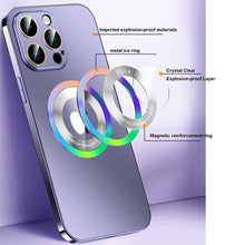 Load image into Gallery viewer, iPhone 14 Pro Max Colorful Logo Magnetic Protective Case
