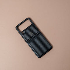 Galaxy Z Flip4 Carbon Fiber Motorsports Case