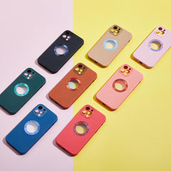 iPhone 12 Pro Max Soft Silicone Logo Cut Case