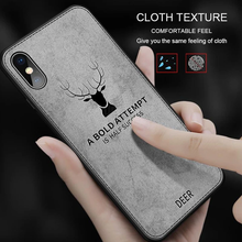 Load image into Gallery viewer, iPhone XS Max Deer Pattern Inspirational Soft Case
