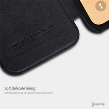 Load image into Gallery viewer, iPhone XS Max Genuine QIN Leather Flip Case
