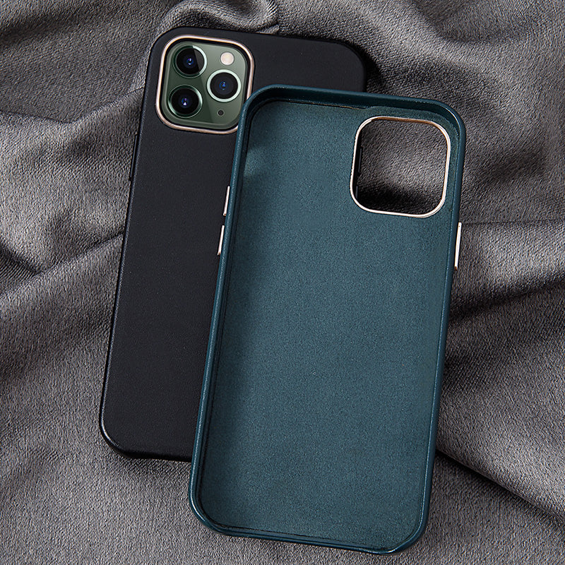 iPhone 13 Pro Max Luxury Genuine Leather Case