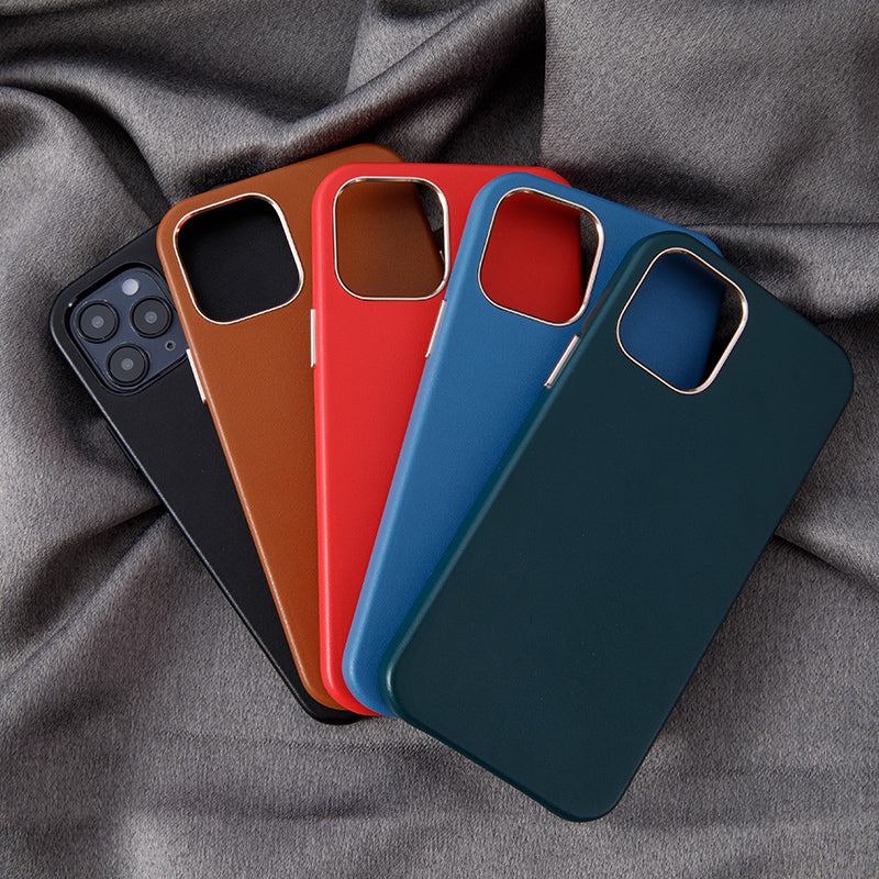 iPhone 13 Pro Max Luxury Genuine Leather Case